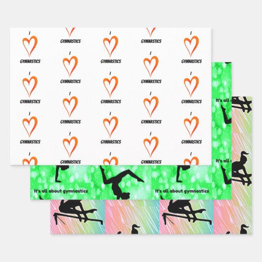 体操ラッピング紙シートセット ラッピングペーパーシート (セット)