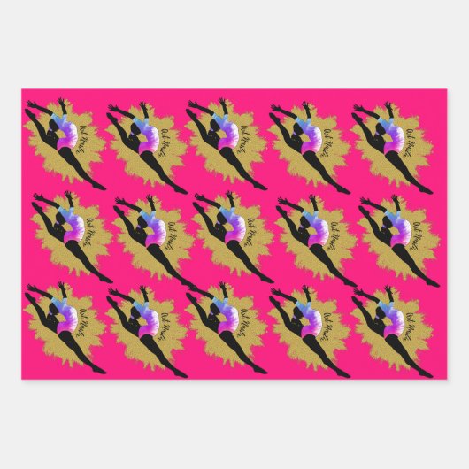 体操ラッピング紙 ラッピングペーパーシート (正面3)