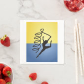 体操リボンルーチン紙ナプキン スタンダードカクテルナプキン (インサイチュ)