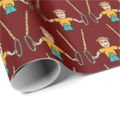 体操リングや輪 ラッピングペーパー (ロールコーナー)