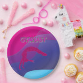 体操レインボーパーティー紙プレート.紙プレート ペーパープレート (パーティー)