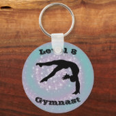 体操レベル(任意のレベル#)体操キーチェーン キーホルダー (正面)