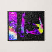 体操ワイルドアニマルプリントバランスビーム ジグソーパズル (横)