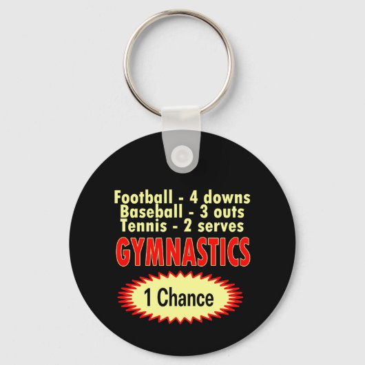 体操ワンチャンス1面 キーホルダー (正面)