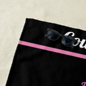 体操ワードクラウド ビーチタオル (インサイチュ)