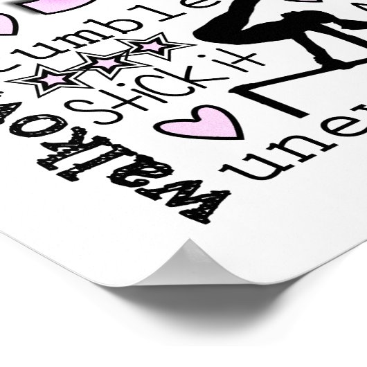 体操ワード2 ポスター (角)