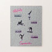 体操ヴォールト、バー、梁、床のカスタムパズル ジグソーパズル (縦)