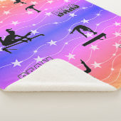 体操ヴォールト、バー、梁、床シェルパ毛布 シェルパブランケット (3/4)