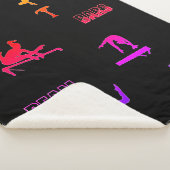 体操ヴォールト、バー、梁、床シェルパ毛布 シェルパブランケット (3/4)