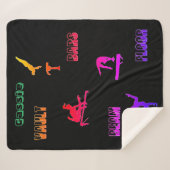 体操ヴォールト、バー、梁、床シェルパ毛布 シェルパブランケット (正面(横))