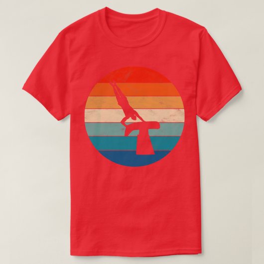 体操ヴォールト Tシャツ (デザイン正面)