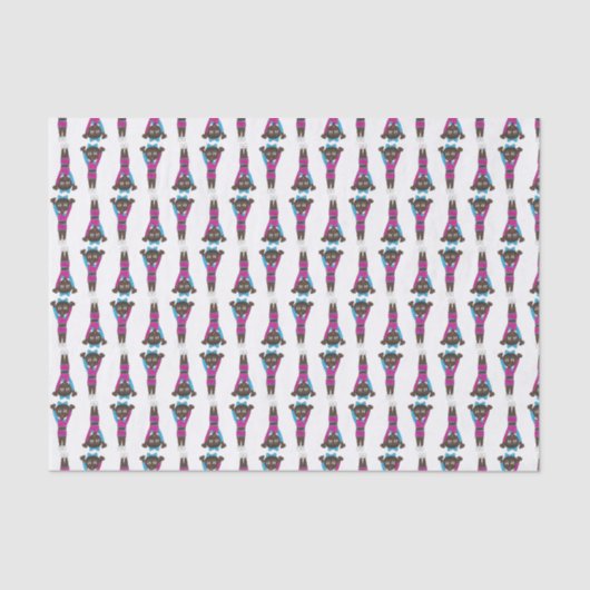 体操体操アクロバティックスダンスリサイタルジム 薄葉紙 (正面)