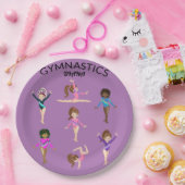 体操体操パーソナライズされた紙プレート ペーパープレート (パーティー)