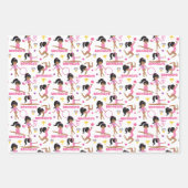 体操多文化パーソナライズされた ラッピングペーパーシート (正面)