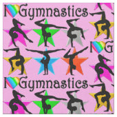 体操大切布が大好きなピンク ファブリック (クローズアップ)