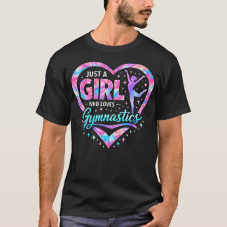 体操好きな女の子 Tシャツ