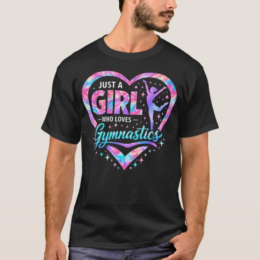 体操好きな女の子 Tシャツ (正面)