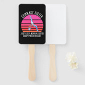 体操姉 ハンドファン (正面&裏面)