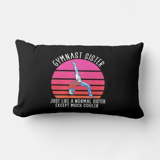 体操姉 ランバークッション (正面)