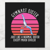 体操姉 ワインラベル (シングルラベル)