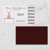 体操学校 名刺 (正面/裏面)