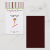 体操学校 名刺 (正面/裏面)