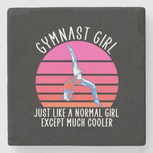 体操少女 ストーンコースター (正面)