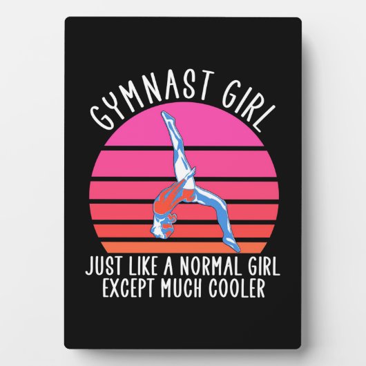 体操少女 フォトプラーク (正面)