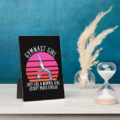 体操少女 フォトプラーク (側面)