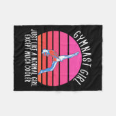 体操少女 フリースブランケット (正面(横))