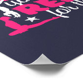 体操引用文ガール体操選手が梁から飛び降りる ポスター (角)