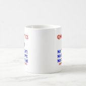 体操弱虫無し コーヒーマグカップ (中央)