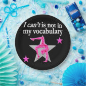 体操感動的デザイン ペーパープレート (パーティー)