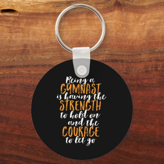 体操感動的引用文体操の娘 キーホルダー (正面)