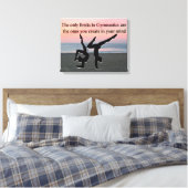 体操感動的選手 キャンバスプリント (インサイチュ (寝室))