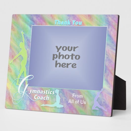 体操感謝してい部のチーム フォトプラーク (側面)