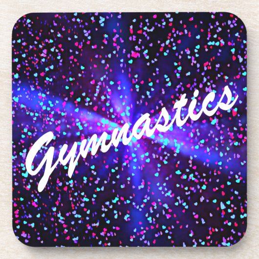 体操懸命プラスティックコースター コースター (正面)