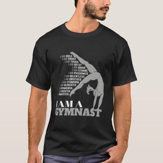 体操手立体操だ Tシャツ (正面)