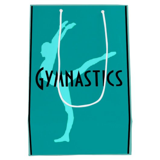 体操抱き枕 ミディアムペーパーバッグ (裏面)