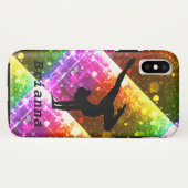 体操抽象ハンドスタンド Case-Mate iPhoneケース (裏面(横))