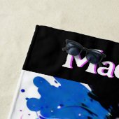 体操抽象芸術の精神カスタム ビーチタオル (インサイチュ)