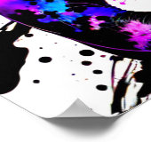 体操抽象芸術精神 ポスター (角)