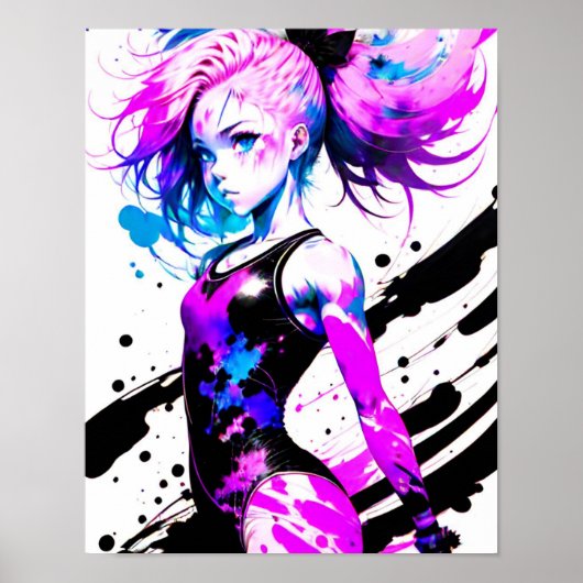 体操抽象芸術精神 ポスター (正面)