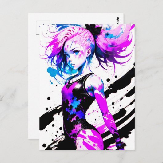 体操抽象芸術精神 ポストカード (正面/裏面)