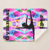 体操数々の色のカスタムシャーパブランケット シェルパブランケット (正面(横))