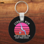 体操母 キーホルダー (正面)