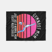 体操母 フリースブランケット (正面(横))