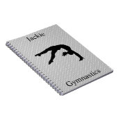 体操水玉模様手帳 ノートブック (右側)