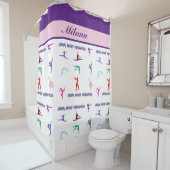 体操熱狂するについて シャワーカーテン (インサイチュ)