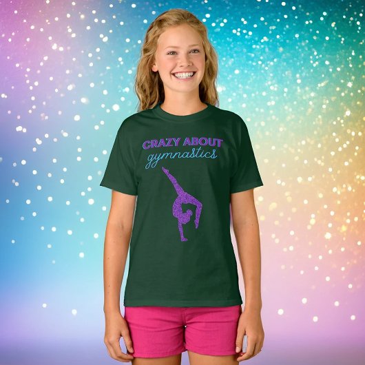 体操熱狂するの概要Purple & Aqua T-Shirt Tシャツ